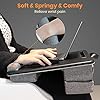 Portable-Laptop-Tray-with-PocketsSlotHandleKlearlook-Height-Adjustable-Waterproof-PVC-Leather-Lap-Desk-with-CushionWrist-PadBed-Sofa-Lap-Table-with-Phone-Tablet-Holder-forNotebook-up-to17-Small Adjustable Lap Desk with Pockets&Slot&Handle-Klearlook PU Leather Height Adjustable Waterproof Lap Desk,Portable…