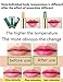 Telafu Long Lasting Waterproof Repair Discolored lipstick£¬Wild vegetables lipstick£¬Temperature change lipstick (Dark color)