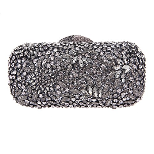Fawziya Sunflower Cluthes Purse For Women Evening Clutch Bags-Gray