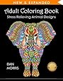 Adult Coloring Book: Stress Relieving Animal Designs