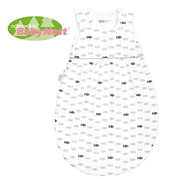 Odenwälder BabyNest Sommerschlafsack 90 cm, Temperaturausgleichend TIMMI COOL clima-COLD