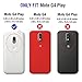Poetic Affinity Series Thin Dual Material Bumper Case for Motorola Moto G Play/Moto G4 Play - Black/Clear