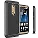 ZTE Axon 7 Case, CoverON [HexaGuard Series] Slim Hybrid Hard Phone Cover Case for ZTE Axon 7 - Black