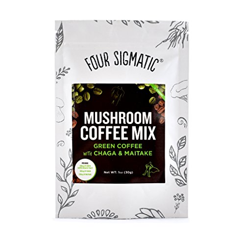 Four Sigmatic Mushroom Coffee Mix Green Coffee w/Chaga & Maitake, 10 Servings (1)