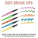 20 Watercolor Brush Pens Soft Flexible Tip - Watercolor Paint Markers for Adult Coloring Books, Painting, Drawing, Coloring, Non Toxic Watercolor Paint, Set of 20 Watercolor Pens by C&Berg