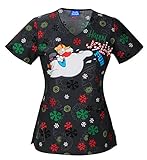 Tooniforms V-Neck Top | Jolly Frosty Fun Size L