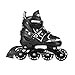 Tuko Rollerblade Adjustable Inline Skates for Boys (US big kid 2M/3M/4M)
