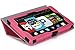 MoKo Case for Fire HD 6 - Slim Folding Cover for Amazon Kindle Fire HD 6 Inch 2014 Tablet, MAGENTA