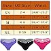DODOING Women's Brazilian Bikini Thongs Ruched Ruffle Cheeky Bottom Swimwear Underwear