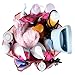 Portable Shower Caddy Dorm, Large Capacity, Quick Dry Toiletry Bag with Metal Hook, Hanging Shower Bag, College Dorm Room Essentials for Girls Boys, Mesh Toiletry Shower Tote for Gym and College Dorm (Pink)
