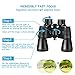 Binoculars for Adults LTTWSF 12x50 HD for Bird Watching Hunting Sports Events Travelling Adventure and Concerts (Black)