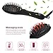Hair Straightening Brush, ICOCO 3 in 1 MCH Heating Floating Ionic Straightener Brush with Anti-Scald, Portable Frizz-Free Hair Care for Silky Straight Comb, Auto Temperature Lock & Auto-Off Function