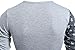 Mens American Flag Printed T-Shirts Long Sleeve Pullover Tops M Gray