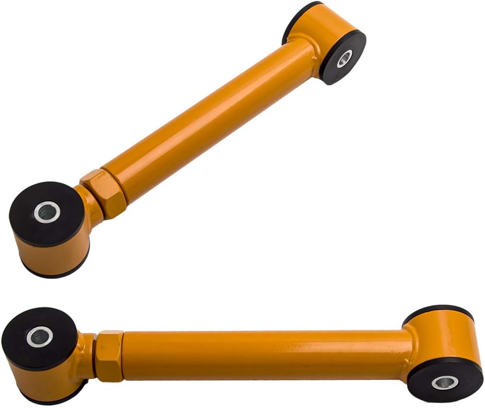 Waverspeed Rear Upper Adjustable Control Arms for Jeep Grand Cherokee ZJ 1993-1998 for Jeep Wrangler TJ 1997-2006 2 Piece