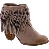 Not Rated Women's Auriga Ankle Bootie, Taupe, 8.5 M US