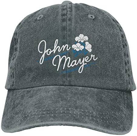 Digitwhale John Mayer Flower Men & Women Fashion Baseball Cap Black