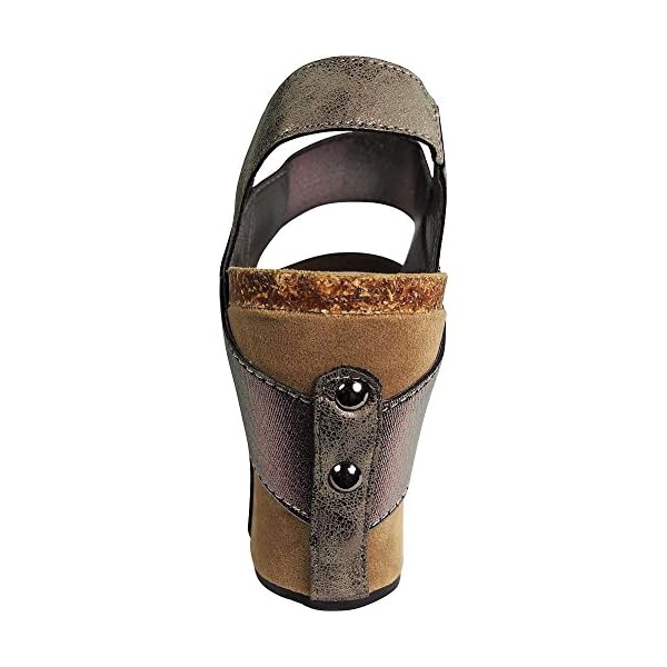 Pierre Dumas Hester Women's Vegan Platform Wedge Open Toe Sandals