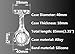 Top Plaza Women's Girls' Fashion Floral Nurse Clip-on Fob Brooch Silicone Jelly Hanging Pocket Watch