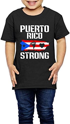 Happy Children 2-6 Years Old Children Puerto Rico Strong Short Sleeve T-shirt Unisex