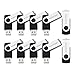 Wholesale Bulk 2GB USB Flash Drives 50 Pack, KOOTION Thumb Drive Flash Drives Swivel Memory Stick 2G USB Stick, Black 50 Pcs