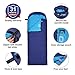 SONGMICS Sleeping Bag with Hood for 20℉-50℉, Lightweight Portable with Compression Sack, for 3-4 Season Traveling, Camping, Hiking, Backpacking, Outdoor Activitiesthumb 3