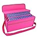 80 Slot Maker Pen Case Lipstick Case - Pistha Maker Case Holder Organization with Carrying Handle and Baldric for Primascolor Marker and Copic Marker, Liquid Highlighter, Or Other Type Maker