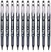 Pilot P-700 Rollerball Stick Gel Pen, Black Ink, Fine Point 10-PACK(38610)