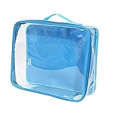 Clear Stadium Approved Tote Bag/Perfect for Concerts, Game Day, and Storage Cube (Turquoise)