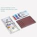Slim Wallet RFID Front Pocket Wallet Minimalist Secure Thin Credit Card Holder,Coffee,One Size