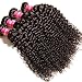 Dinoce Deep Wave Human Hair 1 Bundle For Women 100% Unprocessed Virgin Brazilian Human Hair Bundle Natural Color (Natural Black, 18 20 22 Inch)
