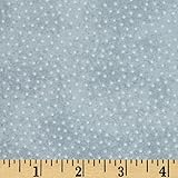 A.E. Nathan Comfy Flannel Micro Dot Grey Fabric By The Yard