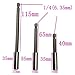 Lily's Gift Quick Change Magnetic Screwdriver Extension Bit Holder 1/4 Hex Set 6pcs