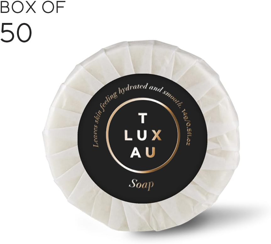 Hotel Amenity Guest Soap. 0.5oz/14g Small Overnight Stay Size. Box of 50