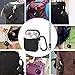 Airpods Case Cover, 6 in 1 Silicone Protective Airpod Case Accessories Airpods Headphone Case with Keychain, for Apple AirPods 2 & 1 Charging Case，BTMAGIC Support Ｗireless Charging (Black)thumb 3
