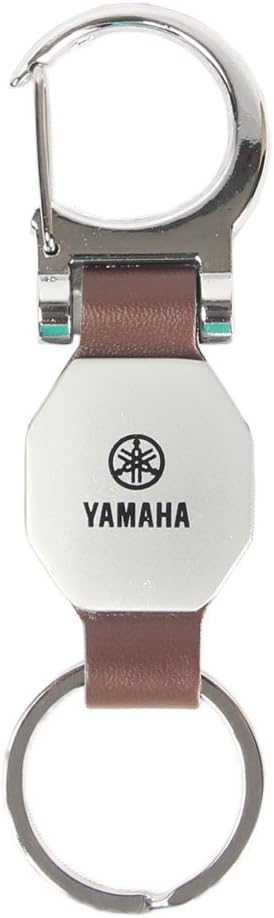 Asier Leather Keychain for Yamaha Bike Scooter Metal Key Chain
