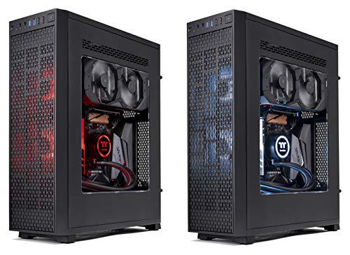 Thermaltake Lcgs Core G36 AIO Liquid Cooled CPU Gaming PC (AMD Ryzen 5 3600X 3.8GHz, DDR4 3200MHz 16GB RGB Memory, NVIDIA GeForce RTX 2060 Super 8GB, Gen4 M.2 1TB, WiFi, Win 10 Pro) G3BK-X570-AG3-LCS