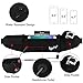 CyberDyer Running Belt Waist Pack - Adjustable Fanny Pouch for Runners Hands Free Workout - iPhone 6/7 Plus Phone Holder Hiking Gear Marathon for Men and Women (Black(Black))