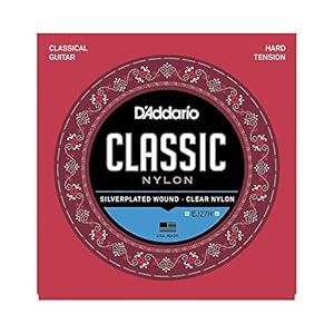D’Addario EJ27H Nylon Classical Hard Tension Guitar Strings