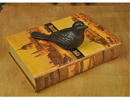 Cast Iron Bird Door Stop - Heavy Rustic Cute Bird Door Wedge Stopper - Home Decorative Gift - Thumbnail 6