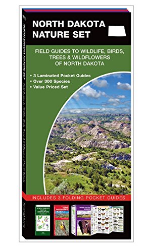 North Dakota Nature Set: Field Guides to Wildlife, Birds, Trees  &  Wildflowers of North Dakota