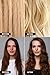 Foxybae 7-in-1 Curling Wand Set - Le’se7en Professional Titanium 7 Interchangeable Curler Set with LCD Display for Temperature Control (Black-Rose Gold)