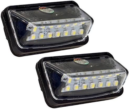 Amazon プリウス 50系 Led ナンバー灯 Smd 純白 6500k 2個 ライセンスランプ ライセンスライト ホワイト 外装 パーツ a ライセンスランプ 車 バイク