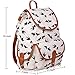 Vbiger Canvas Backpack for Women & Girls Boys Casual Book Bag Sports Daypack (Birds 2)