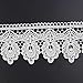 Yontree Floral Venise Lace Applique Sewing Trim Bridal Wedding Applique White 2 yards