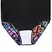 HUANQIUE Girls Kids Swimming Swimsuit Sleeveless One Piece Scale Colorful 6-8 Years