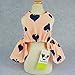 Fitwarm Sweetie Ribbon Pet Clothes Dog Dress Vest Shirts Sundress, XXS