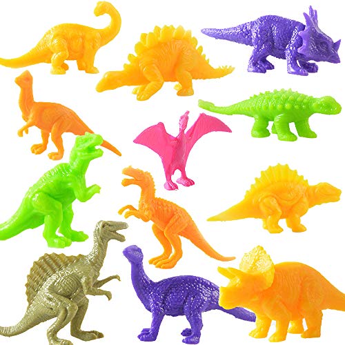 Wcysin 12 Pieces Educational Realistic Dinosaur Figures for Kids Playing Learning