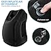 simptech Inflatable Travel Pillow,Airplane Pillow with Super Soft Slipcover, Big Valve Design Inflate and Deflate in Seconds, Unfolding Used As Lumbar Support