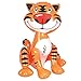 Inflatable Tiger (Orange) Party Accessory