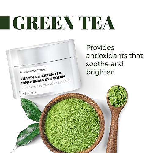 HD Beauty Vitamin K & Green Tea Brightening Eye Cream for Undereye